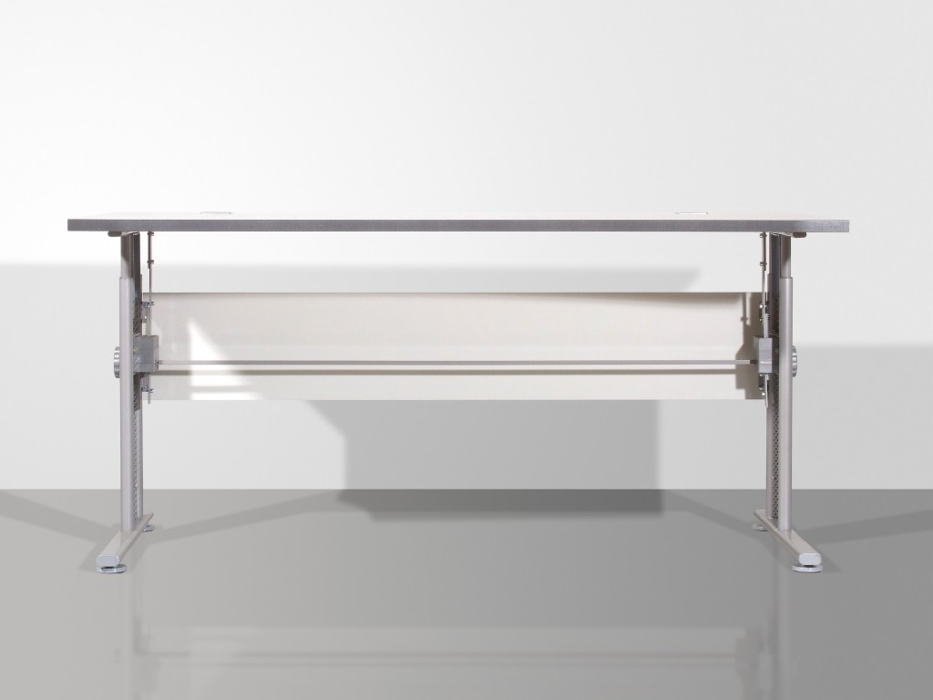 ~ Pro Büro Schreibtisch höhenverstellbar in Lichtgrau 160 x 7080 x 80 Büro Schreibtisch Höhenverstellbar ~ Pro Büro Schreibtisch höhenverstellbar in Lichtgrau 160 x 7080 x 80