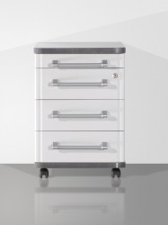 Pro Karteicontainer für Büro in Lichtgrau 42 x 60 x 48 Pro Karteicontainer für Büro in Lichtgrau 42 x 60 x 48