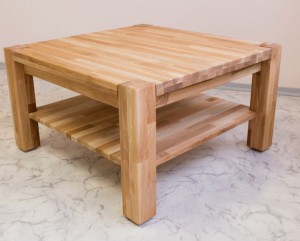 Couchtisch Beistelltisch Tisch Eiche massiv geölt 80 x 80 mit Ablage Massivholz und Rollen Couchtisch Beistelltisch Tisch Eiche massiv geölt 80 x 80 mit Ablage Massivholz und Rollen