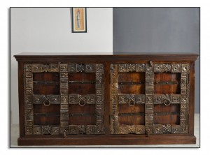 Kolonial Sideboard Schrank Kommode Almirah 180 cm recycling Holz massiv Kolonial Sideboard Schrank Kommode Almirah 180 cm recycling Holz massiv