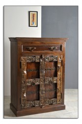 Kolonial Highboard Schrank Kommode Almirah 120 cm recycling Holz massiv Kolonial Highboard Schrank Kommode Almirah 120 cm recycling Holz massiv