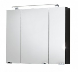 Bad Spiegelschrank inkl. LED Beleuchtung 80 cm anthrazit Badmöbel Bad Spiegelschrank inkl. LED Beleuchtung 80 cm anthrazit Badmöbel