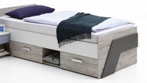 Bett Einzelbett Jugendbett Gästebett Kinderbett Nona Sandeiche Nb. 90 x 200 cm Bett Einzelbett Jugendbett Gästebett Kinderbett Nona Sandeiche Nb. 90 x 200 cm