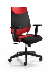 Mayer Sitzmöbel Design Drehstuhl Bürostuhl MOKAMI 2285 schwarz rot Mayer Sitzmöbel Design Drehstuhl Bürostuhl MOKAMI 2285 schwarz rot