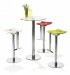 Mayer Wave Barhocker / Funktionshocker in chrom / wei� - by Buffon