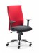 Mayer 2299 B�ro-Drehsessel in chrom / schwarz / rot