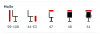 Mayer 2299 B�ro-Drehsessel in chrom / schwarz / rot