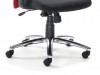 Mayer 2299 B�ro-Drehsessel in chrom / schwarz / rot