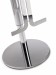 Mayer Wave Barhocker / Funktionshocker in chrom / wei� - by Buffon