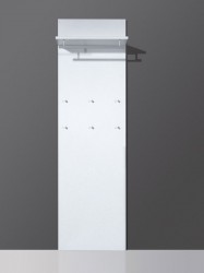 Deutscher Qualit&auml;ts-Hersteller Life Garderobenpaneel / Paneel f&uuml;r Diele / Flur in wei&szlig; 60 x 200 x 30