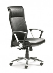 Mayer 2442 Chefsessel / Bürosessel mit Teppichbodenrollen alu / schwarz Mayer 2442 Chefsessel / Bürosessel mit Teppichbodenrollen alu / schwarz