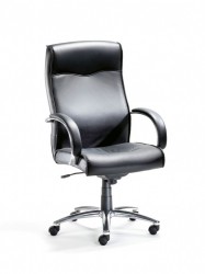 Mayer Big Chance Wohlf�hl-Chefsessel mit Relax-Mechanik schwarz / chrom 