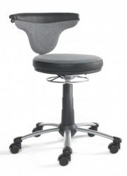 Mayer Torro-Sit Drehstuhl / Jugenddrehstuhl in perlsilber-schwarz / grau-schwarz 360�