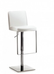 Mayer Design-Lift-Barhocker / Tresenhocker in wei�-chrom