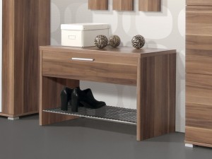 Prima Schuhbank für Garderobe in Walnuss 75 x 50 x 35 Prima Schuhbank für Garderobe in Walnuss 75 x 50 x 35