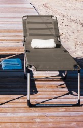 Fiam Amigo Fourty Liege / Sonnenliege alu / oliv-braun EXTRA-HOCH 60 x 42 x 190 Fiam Amigo Fourty Liege / Sonnenliege alu / oliv-braun EXTRA-HOCH 60 x 42 x 190