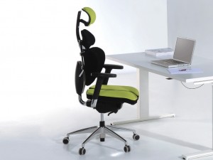 Mayer Banzai 2455 4+1 Drehsessel mit optimaler Körperanpassung in alu-schwarz / grün Mayer Banzai 2455 4+1 Drehsessel mit optimaler Körperanpassung in alu-schwarz / grün