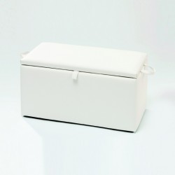 Necke Wäschetruhe / Wäschebox / Truhe Valentina mit Stauraum in weiß 80 x 41 x 39 Necke Wäschetruhe / Wäschebox / Truhe Valentina mit Stauraum in weiß 80 x 41 x 39