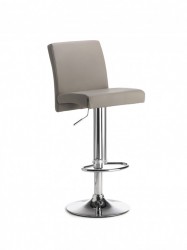 Mayer New Sunny Barhocker / Tresenhocker Lift-H&ouml;henverstellung chrom / grau-beige