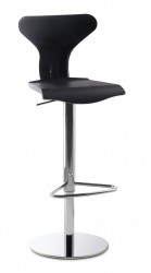 Mayer My Edition 1248 627 Design - Barhocker / Tresenhocker mit Liftmechanik in chrom/schwarz