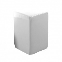 Jan Kurtz Standing Bull Pouf / Sitz-W�rfel in wei�  30 x 48 x 30 
