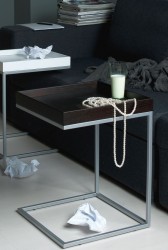 Jan Kurtz Pizzo 40 Beistelltisch / Tisch in luna-silber / wenge 40 x 52 x 40 Jan Kurtz Pizzo 40 Beistelltisch / Tisch in luna-silber / wenge 40 x 52 x 40