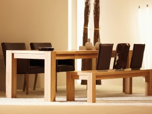 Jan Kurtz Valextino Tisch / Esstisch in Eiche massiv ge�lt 180 x 77 x 90