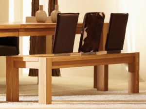 Jan Kurtz Valentino RL Bank / Sitzbank in Eiche massiv ge�lt 180 x 46 x 45