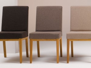Jan Kurtz BUFF Stuhl Eiche / Loden - steinbraun, dunkelbraun, sand nach Wahl - im 2erPack