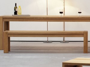 Jan Kurtz Valentino Bank Eiche massiv 180, 200, 220 cm Breit