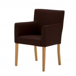 Jan Kurtz GUZZ Colonial-Sessel Leder antique in braun, schwarz, vanille oder rot