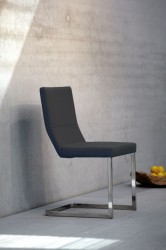 Jan Kurtz Mano Freischwinger Stuhl Stahlrohr Chrom echt Leder schwarz Jan Kurtz Mano Freischwinger Stuhl Stahlrohr Chrom echt Leder schwarz