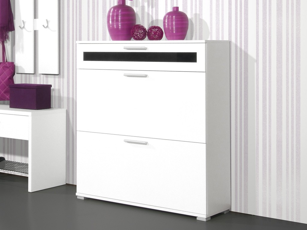 Prima Schuhschrank / Schuhkommode für Garderobe in weiß 90 x 100 x 30 Diele, Flur & Garderobe Prima Schuhschrank / Schuhkommode für Garderobe in weiß 90 x 100 x 30 Diele, Flur & Garderobe