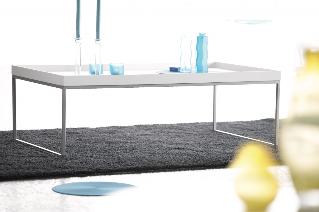 Beistelltisch couchtisch tisch mdf weià natur massiv holz ...