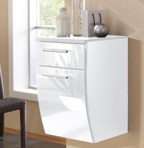 {Badschrank anthrazit
85} Bad Unterschrank Badschrank Hängeschrank Badmöbel Hochglanz weiß ... | {Badschrank anthrazit
85}