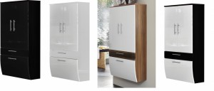 Bad Hochschrank Hängeschrank Badschrank Hochglanzfront anthrazit weiß anthrazit Walnuss Bad Hochschrank Hängeschrank Badschrank Hochglanzfront anthrazit weiß anthrazit Walnuss