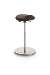 Mayer 1101 Pendelhocker Buche mit ergonomisch geformtem Sattelsitz in Kunstleder Mayer 1101 Pendelhocker Buche mit ergonomisch geformtem Sattelsitz in Kunstleder