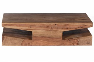 Design Couchtisch GOA Massivholz Sheesham Tisch mit Ablage 115 x 60 cm Design Couchtisch GOA Massivholz Sheesham Tisch mit Ablage 115 x 60 cm