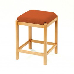 Massiv Holz Hocker Sitzhocker Küchenhocker Buche Stoff Massiv Holz Hocker Sitzhocker Küchenhocker Buche Stoff