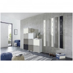 Flurgarderobe Super Matt Garderobe Paneel Wandgarderobe Garderobenpaneel weiß schwarz vanille basalt sand Flurgarderobe Super Matt Garderobe Paneel Wandgarderobe Garderobenpaneel weiß schwarz vanille basalt sand