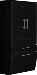 Bad Hochschrank Hängeschrank Badschrank Hochglanzfront anthrazit NEU Bad Hochschrank Hängeschrank Badschrank Hochglanzfront anthrazit NEU