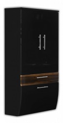 Bad Hochschrank Hängeschrank Badschrank Hochglanzfront anthrazit Walnuss NEU Bad Hochschrank Hängeschrank Badschrank Hochglanzfront anthrazit Walnuss NEU