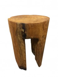 Beistelltisch Hocker Schemel Blumentisch Teak massiv Unikat Beistelltisch Hocker Schemel Blumentisch Teak massiv Unikat