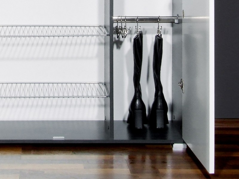 Schlafsofa Couch: Schuhschrank 100 X 200