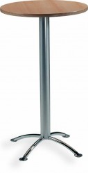 Mayer 3095 28 06 Stehtisch / Bistrotisch in chrom / silber / buche Mayer 3095 28 06 Stehtisch / Bistrotisch in chrom / silber / buche