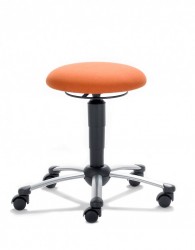 Mayer 1250 Drehhocker / Hocker in perlsilber / terracotta Mayer 1250 Drehhocker / Hocker in perlsilber / terracotta
