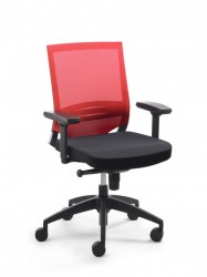 Mayer 2475 AV 03 Drehstuhl / Bürodrehstuhl / Arbeitsdrehstuhl mit verstellbaren Armlehnen schwarz / rot Mayer 2475 AV 03 Drehstuhl / Bürodrehstuhl / Arbeitsdrehstuhl mit verstellbaren Armlehnen schwarz / rot