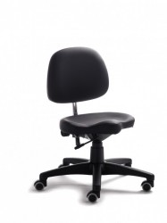 Mayer Ergo-Stuhl / Drehstuhl für Erzieherinnen / Erzieher in schwarz / schwarz 59 x 67-89 x 42 Mayer Ergo-Stuhl / Drehstuhl für Erzieherinnen / Erzieher in schwarz / schwarz 59 x 67-89 x 42
