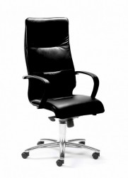 Mayer City Line Chefsessel / Drehsessel in Leder schwarz / chrom Mayer City Line Chefsessel / Drehsessel in Leder schwarz / chrom