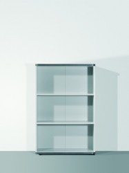 Pro Aktenregal in grau 80 x 121 x 38 Pro Aktenregal in grau 80 x 121 x 38